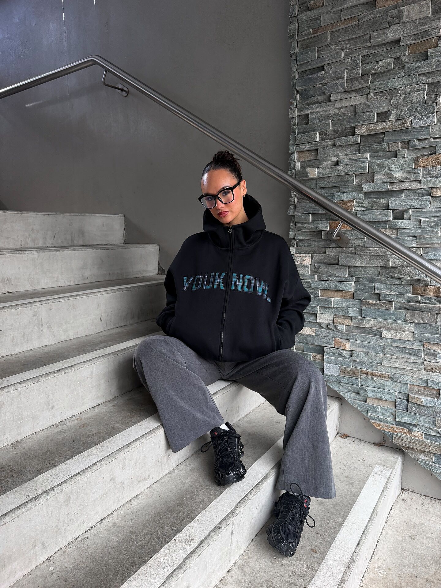 Core Zip Up Hoodie | Black – YOUKNOW. CLOTHING