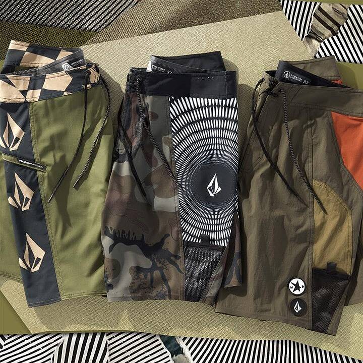 Surf Vitals Yago Dora Mod-Tech Trunks - Military – Volcom US