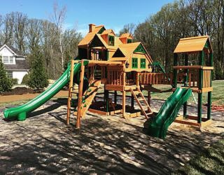 gorilla playsets empire extreme swing set
