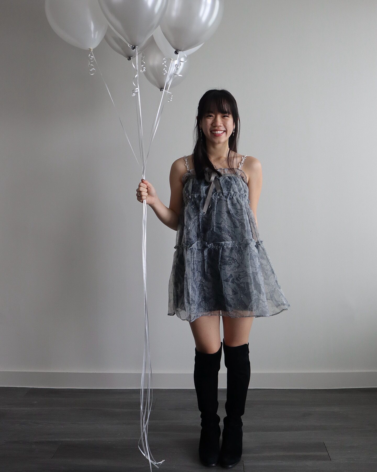 Layered Chiffon Mini Dress BM330 - Korean Women's Fashion