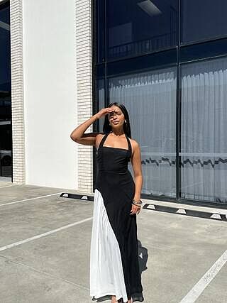 Cia Maxi Dress - Black/White - Buy Women's Dresses - Billy J Cia Maxi Dress - Black/White - Buy Women's Dresses - Billy J