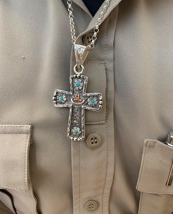 Hyo Silver Cross Necklace Discount, 56 