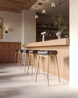 Albany Double Pendant Light - Natural Cotton Shades