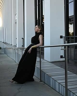 Light Beige Maxi Dress - Minna Sleeveless Dress | Marcella