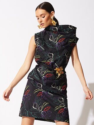 TALEさん専用 Yoru Silk Twill One Shoulder Dress