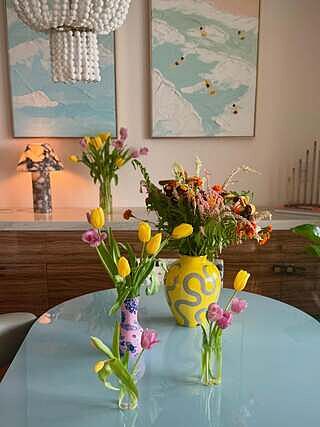 Eden Urn in Porcelain with Gold Accents | Jonathan Adler