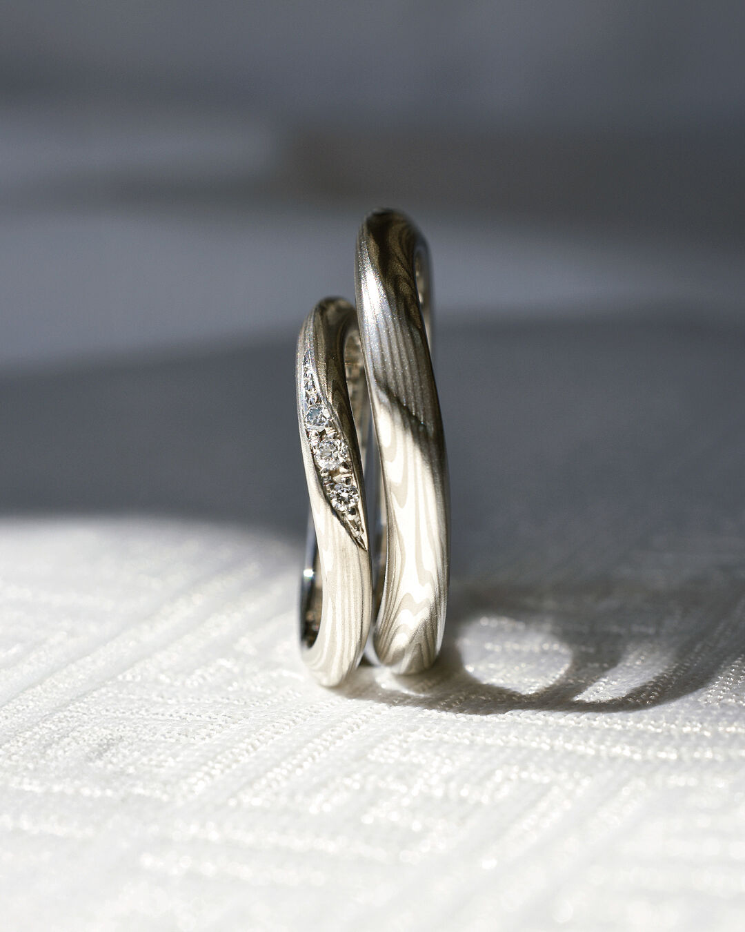 ★杢目金屋★ 月桜 ペアリング 結婚指輪 コンビ 定価47万超 杢目金屋 – 月桜 婚約指輪＆結婚指輪 | 杢目金屋(モクメガネヤ