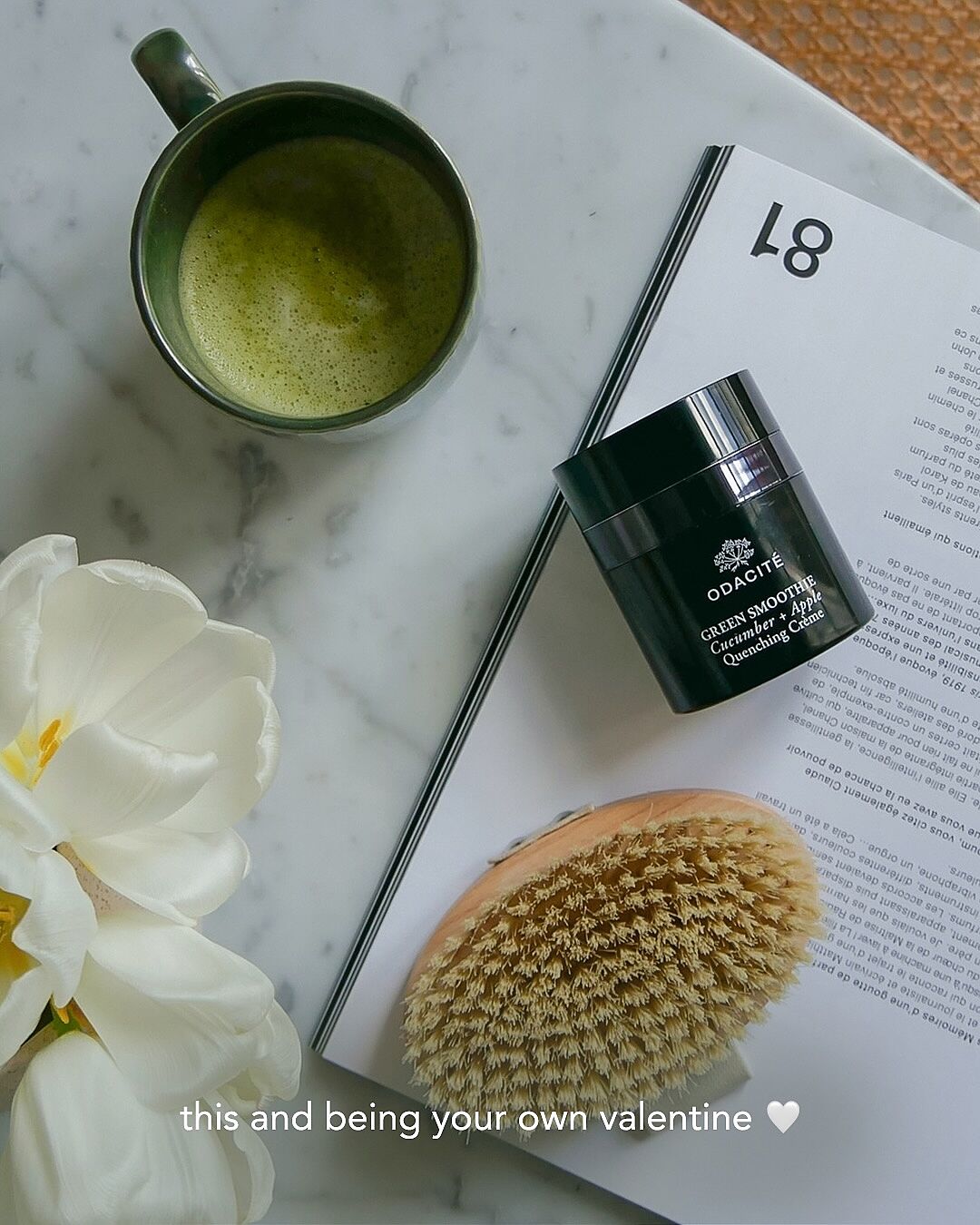 Ultra-Quenching Crème | Green Smoothie® + Hyaluronic Acid | Odacité