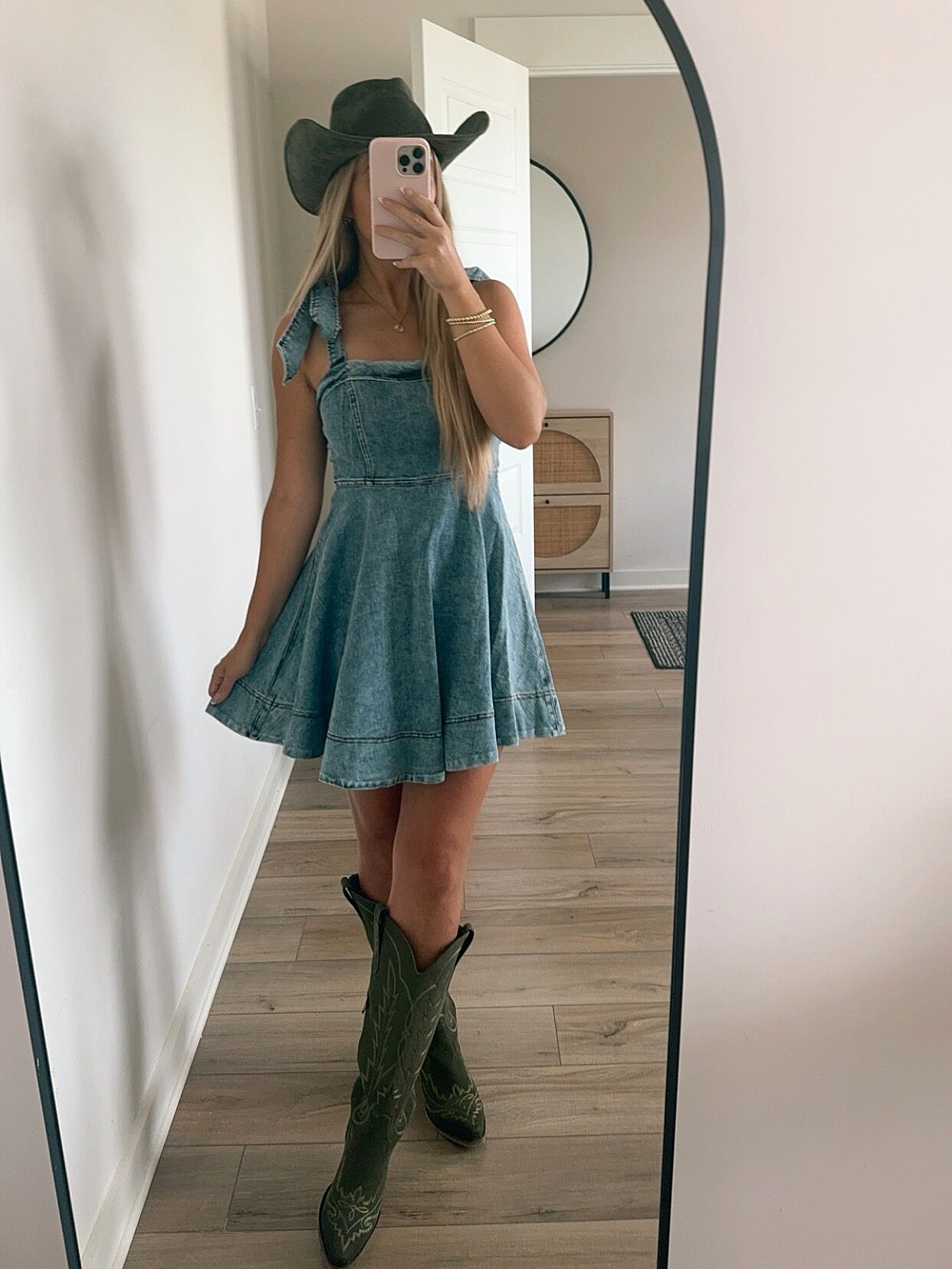 white christmas dresses Press Play Strapless Mini Dress Denim Blue– Selfie Leslie main image 1