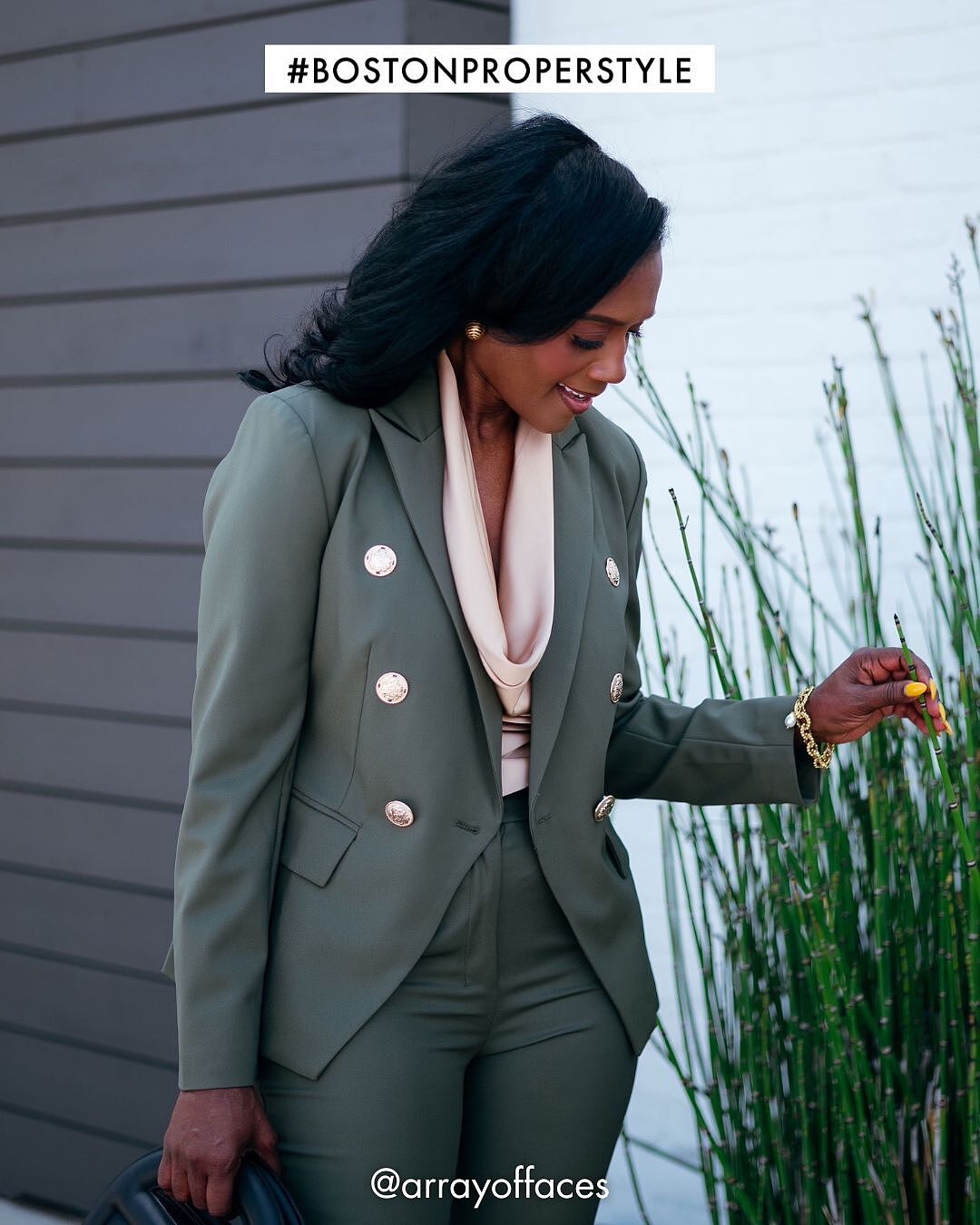 Marilyn Cowl-Neck Charmeuse Blouse - Off White | Boston Proper