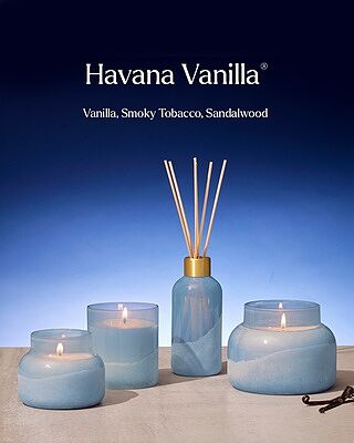 Havana Vanilla Petite Candle - Luce D'Amalfi | Capri Blue