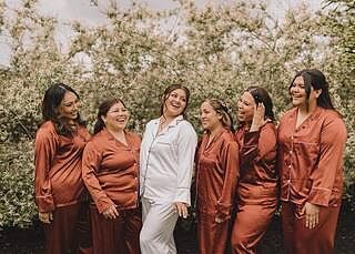 Daybreak Long Sleeve Satin Top | Made To Order