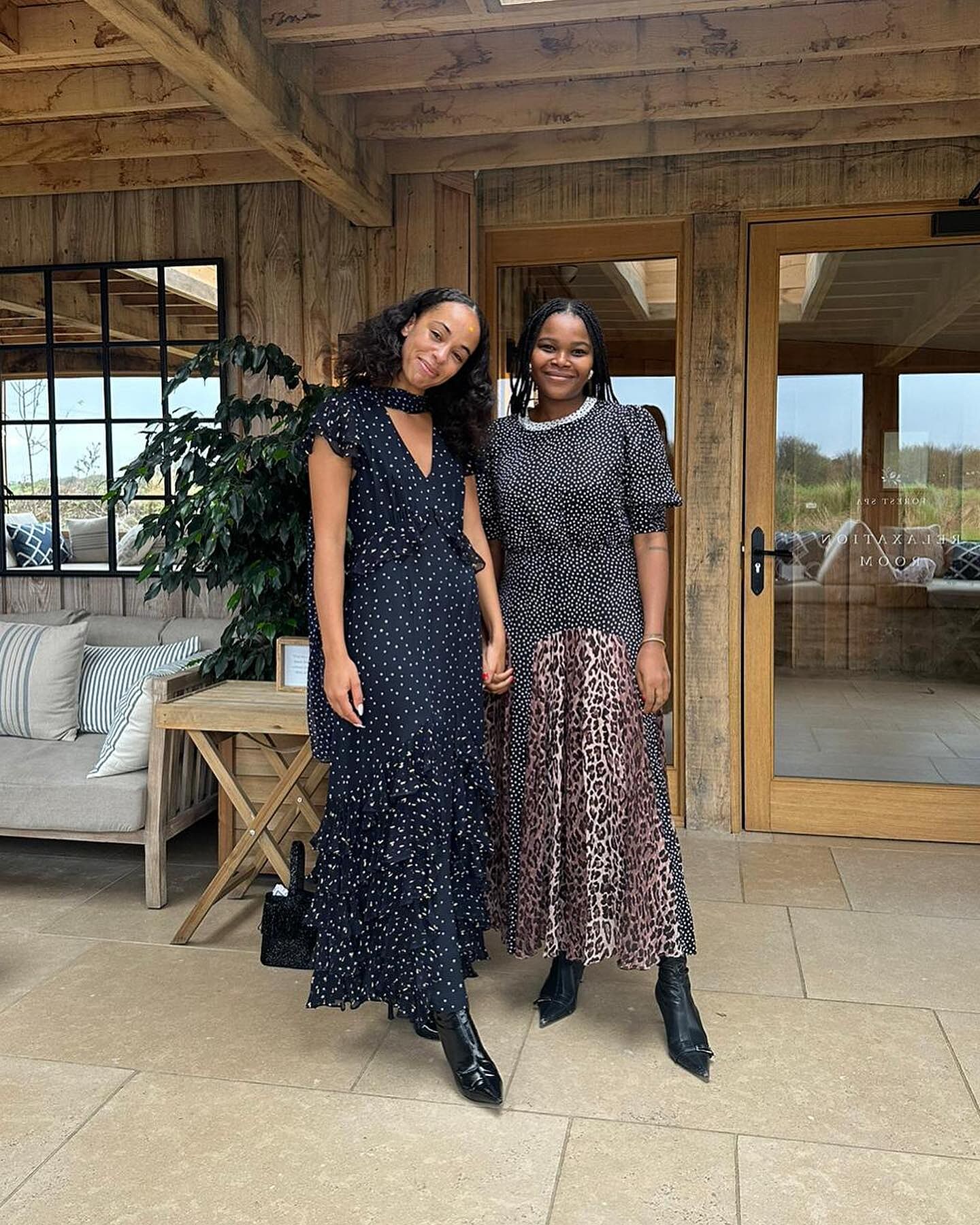 Thanvi Silk Midi Dress in Starry Night Navy | RIXO USA ⋆