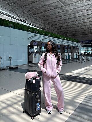 Ashtin Ruffle Trim Sweatpants