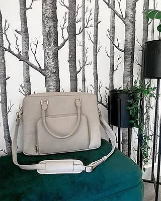 Taupe Laptop Bag