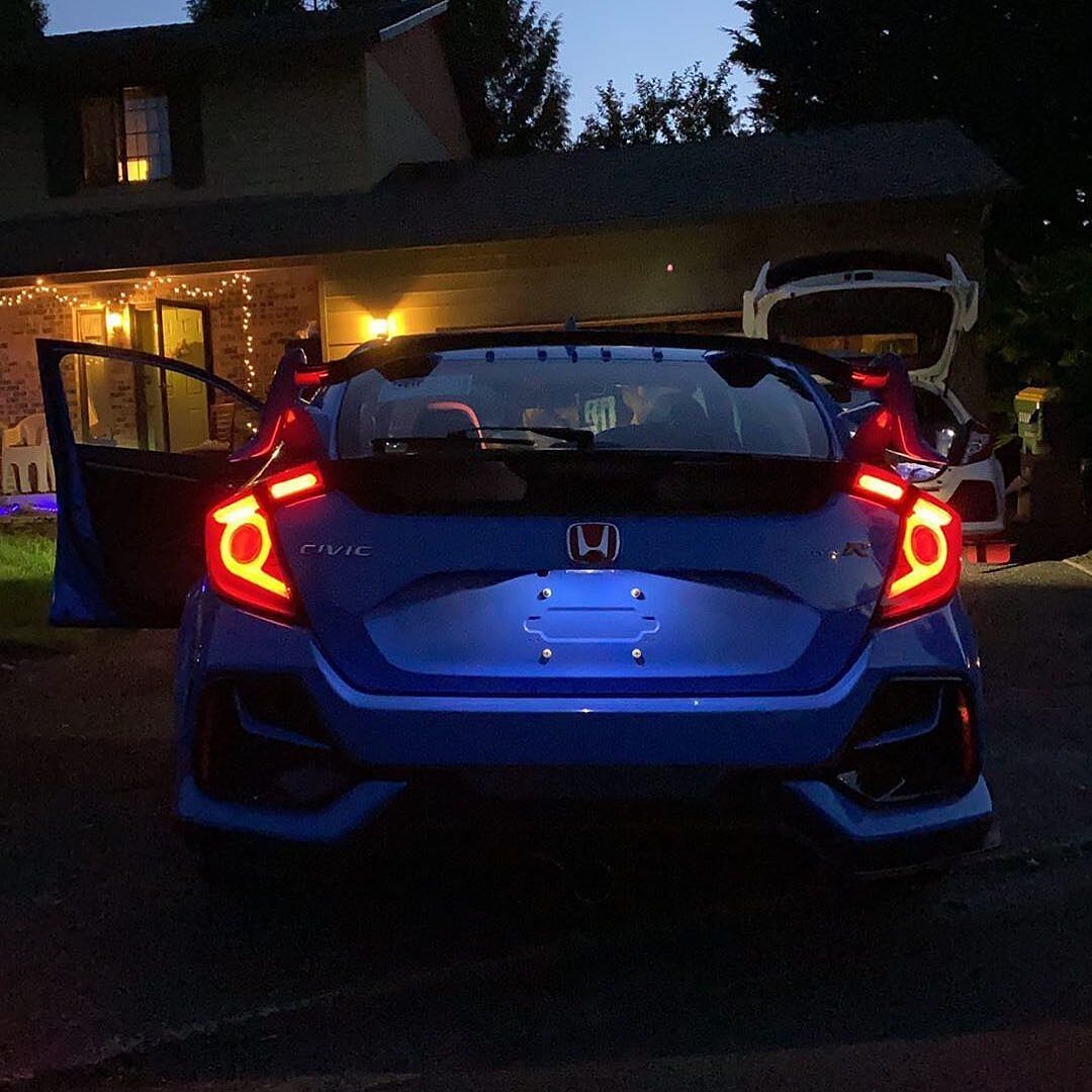 Opt7 Honda Civic Tail Lights W Oled Sequential Turn Signals For 10th Gen Hatchback Version