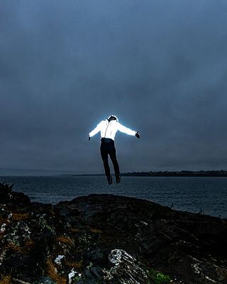 Men's Reflective Waterproof Hooded Jacket 2.0