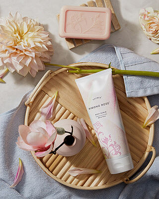 Kimono Rose Sink Set | Hand Soap + Lotion | Thymes