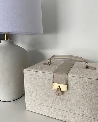 Oatmeal & Linen Luxury Classic Jewellery Box