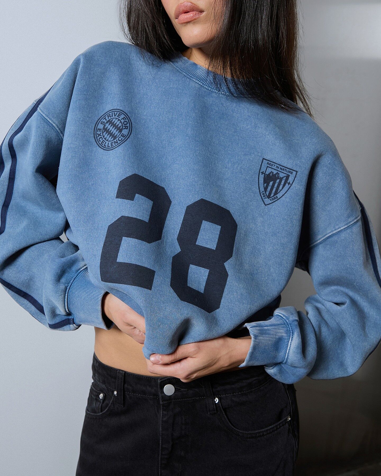 Half-Zip Sweatshirt | OAK + FORT – OAK + FORT USA