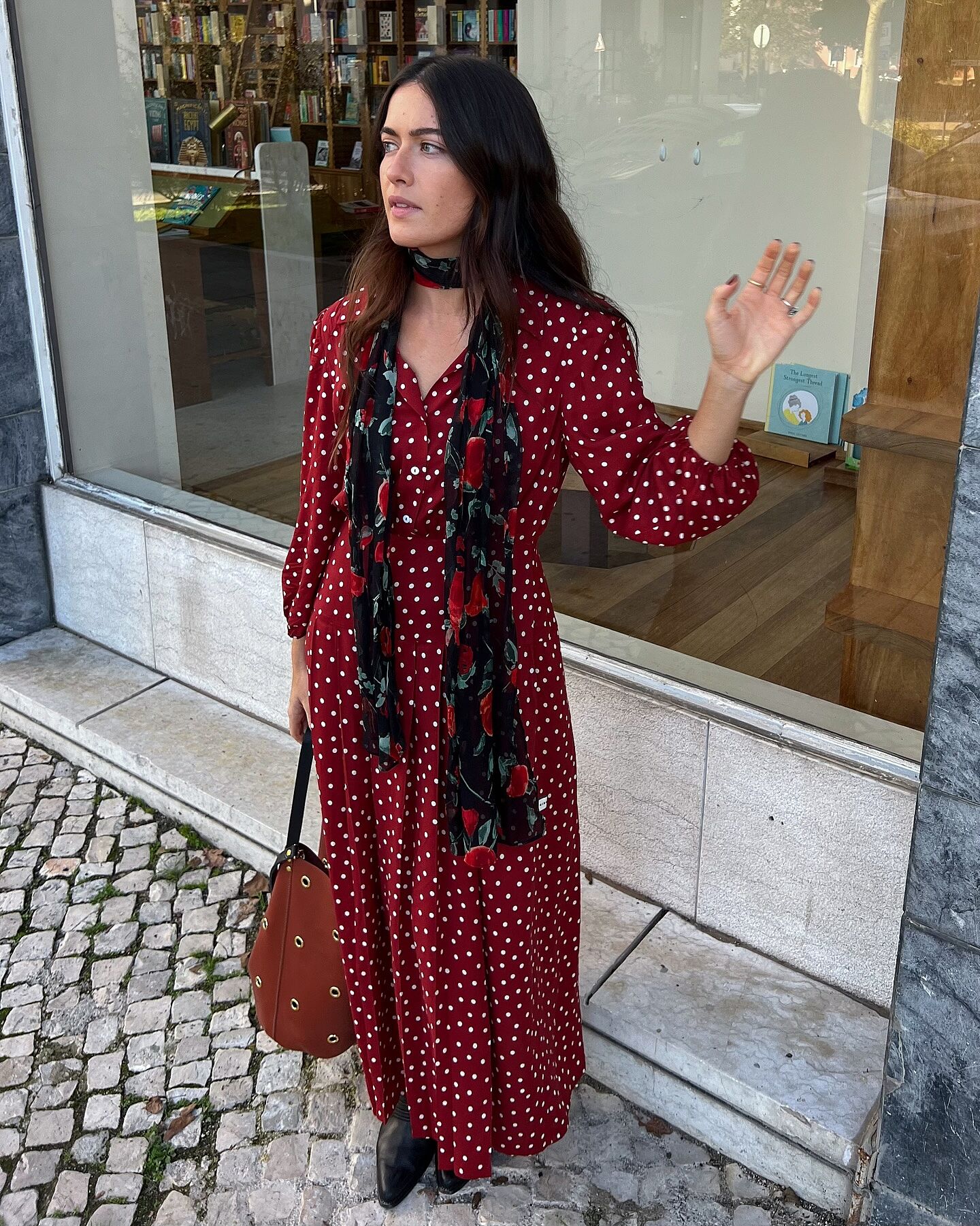 rixo izzy shirt dress Izzy Shirt Dress in Layla Dot Red
