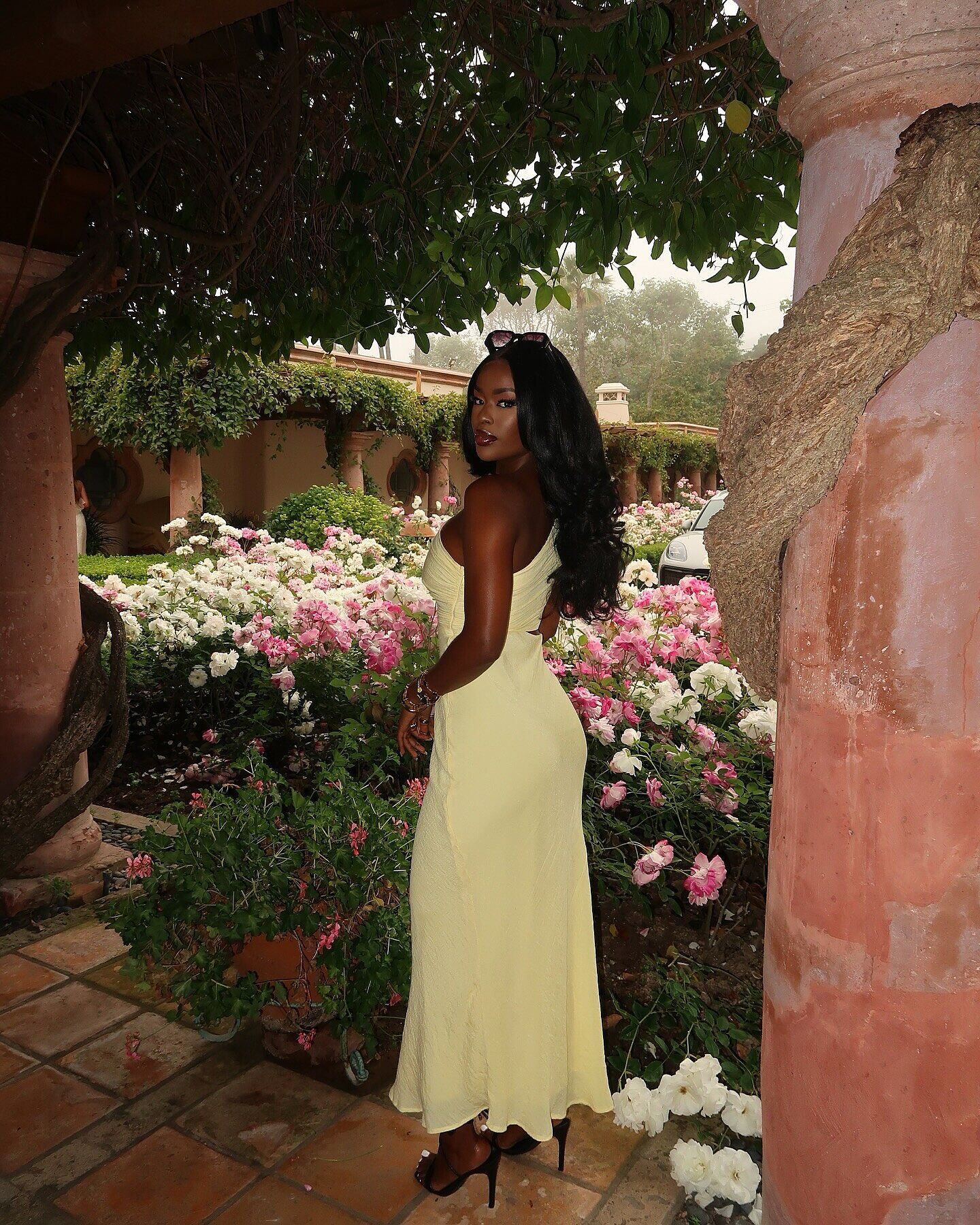 Deanna One-Shoulder Ruffle Maxi Dress Yellow | Selfie Leslie Deanna One-Shoulder Ruffle Maxi Dress Yellow | Selfie Leslie
