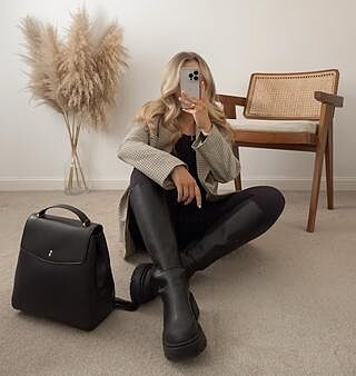 Black Small Backpack