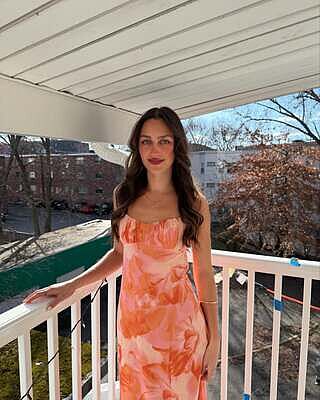nerida low back twist maxi dress orange Nerida Low Back Twist Maxi Dress Orange