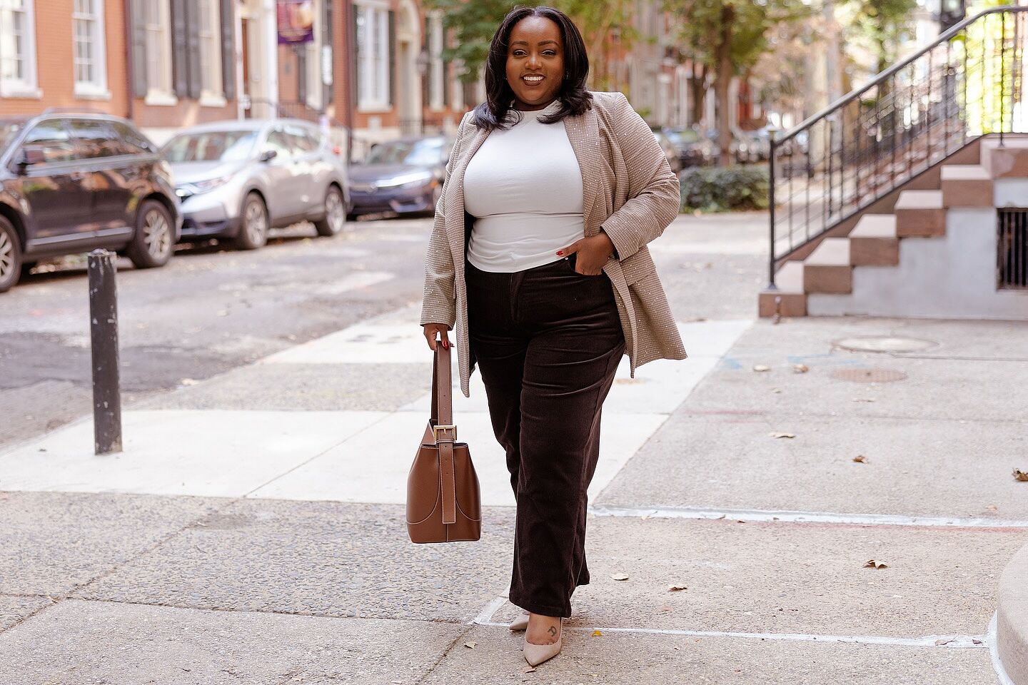 Cassidy High Rise Straight Corduroy Pants - Espresso – Universal