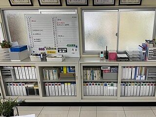 ガラスタイプ引違い書庫 SON63シリーズ 幅1760 奥行400 高さ880 SON