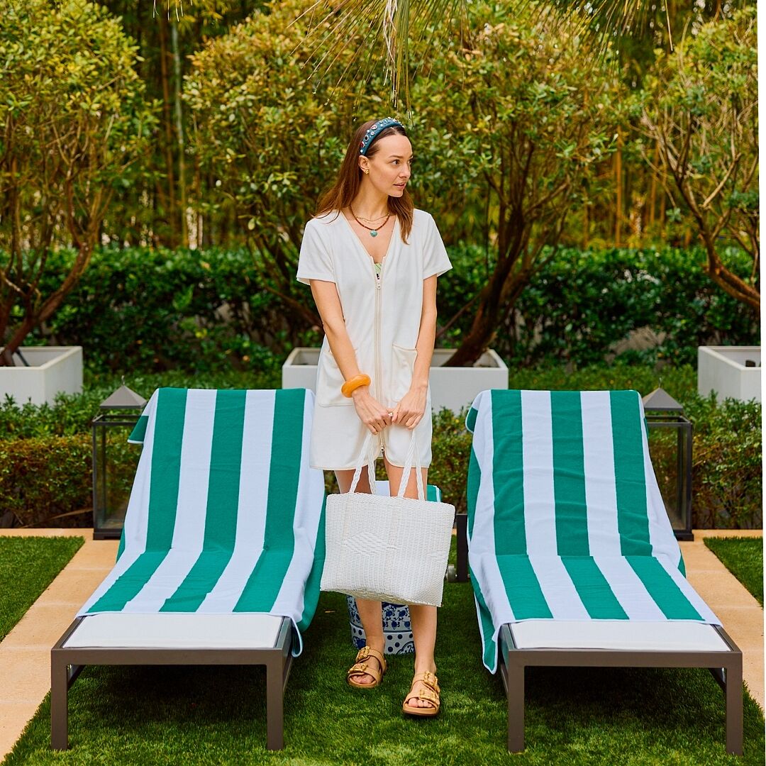 ★ PISCESS★ Flower Striped Beach Towel Plum 5008427029 Amazon.com: Unoopler Blue Green Stripe Beach Towel Quick Dry