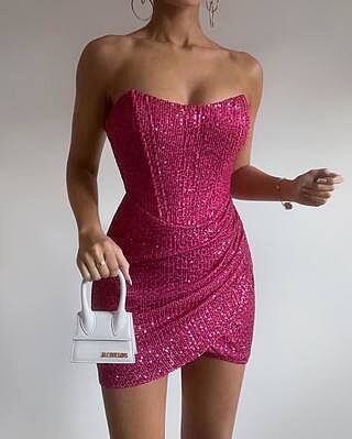leona mini dress blush Leoni Mini Dress