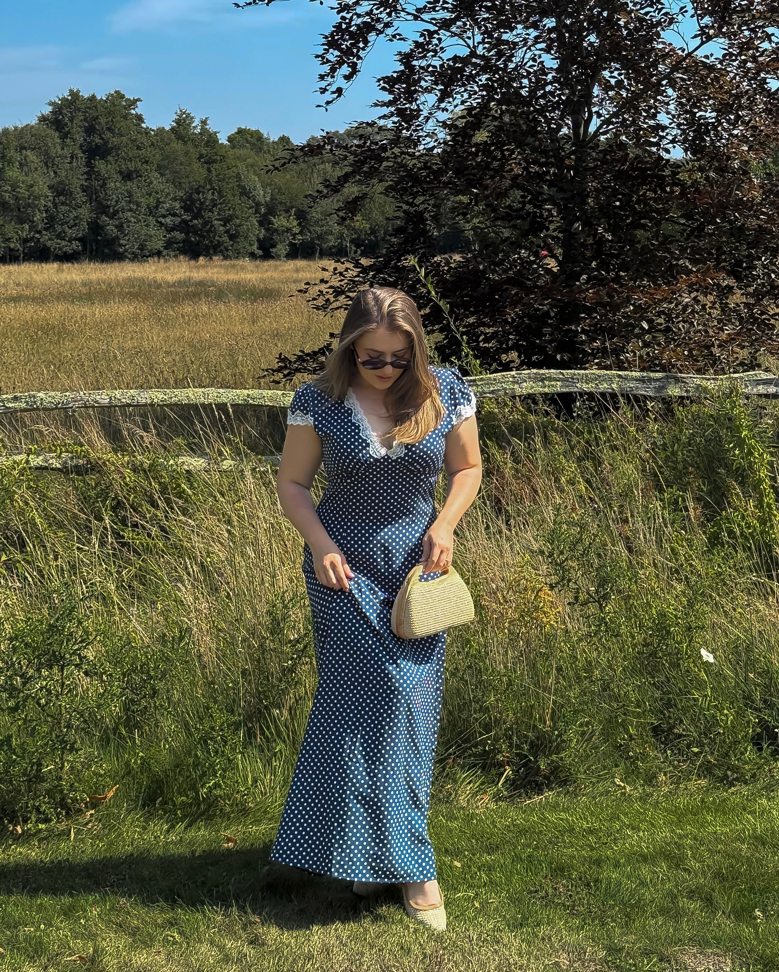 Clarice Linen Midi Dress in Black | RIXO USA ⋆