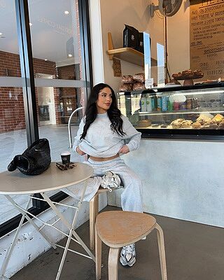 CSB Wide Leg Sweatpant | Snow Marl