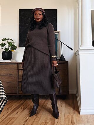 Risa Sweater Skirt - Poppy – Universal Standard