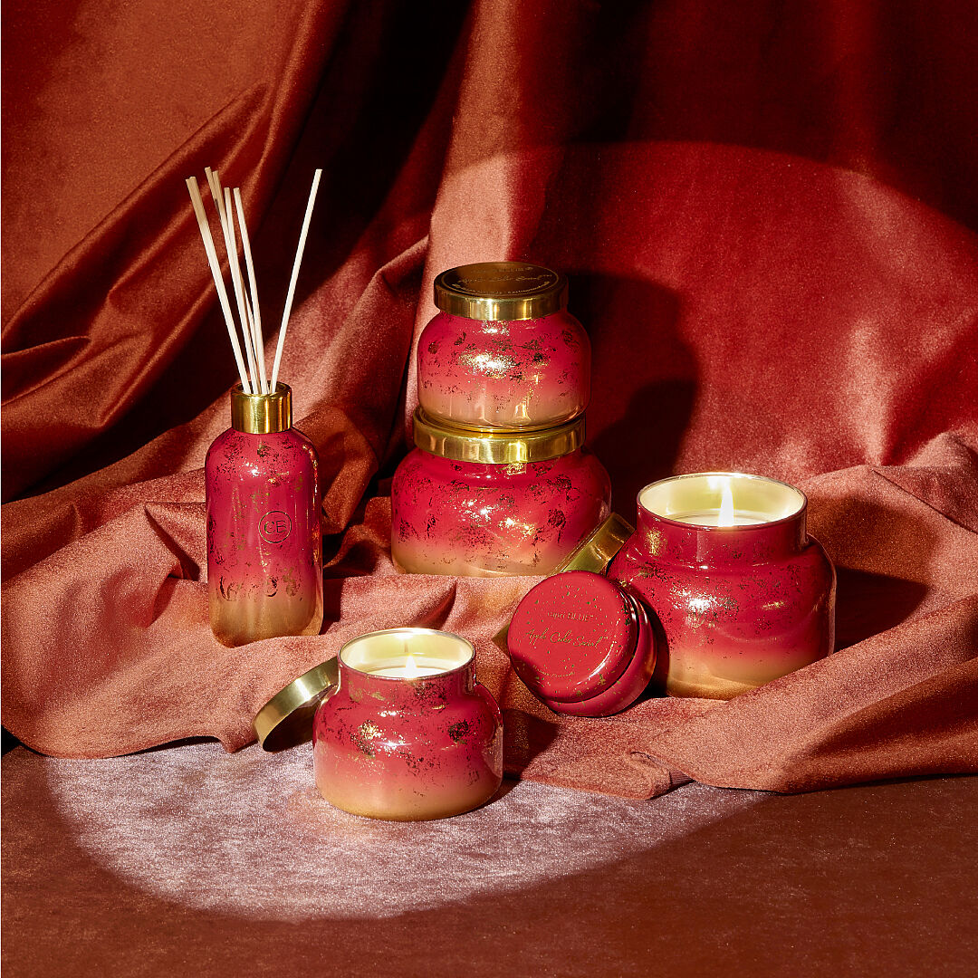 Volcano Tropical Scented Glam Jumbo Candle Candle 48 oz
