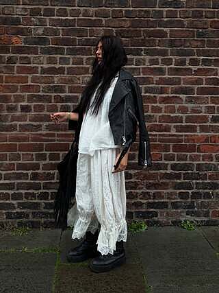 Balfern Leather Biker Jacket