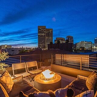 Ark 40: Curvaceous Fire Pit Table - EcoSmart Fire