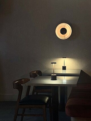 Boston Round Metal Diffuser Wall Light