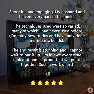 LEGO® Ideas Vincent van Gogh - The Starry Night