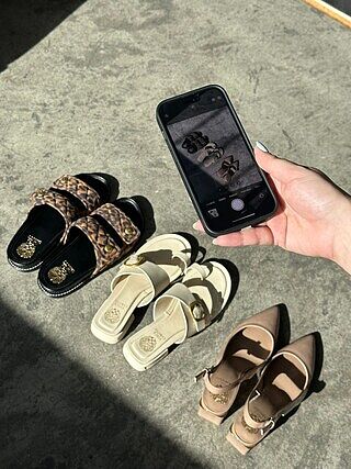 Graysin Quilted Slide