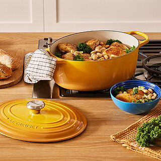 Le Creuset Cast Iron Signature Pumpkin Shallow Casserole 28cm | Le