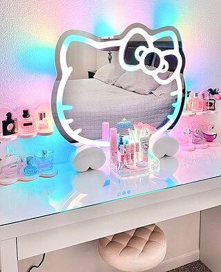 Hello deals Kitty Mirror (LED/ Bluetooth)