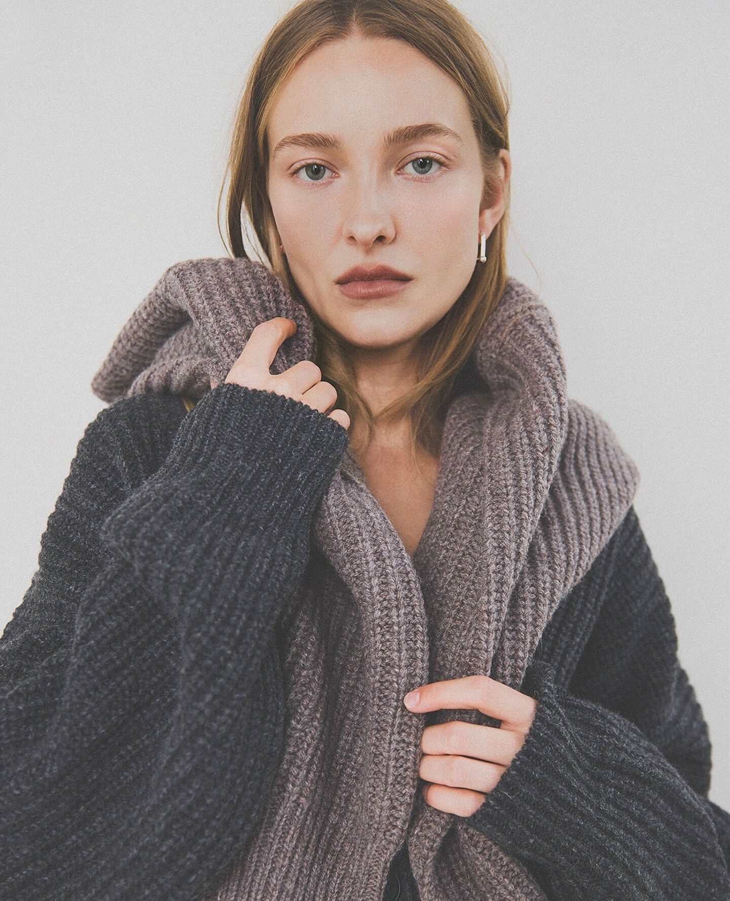 Striped Half-Zip Knit Dress | OAK + FORT