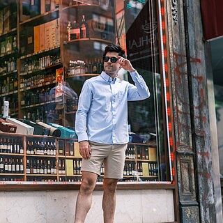 Stretch Chino Shorts - Khaki