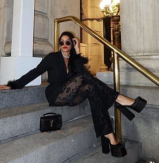 Midnight Hour Black Velvet Burnout Flare Pants – 12th Tribe