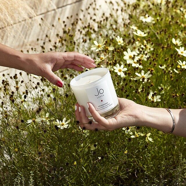 Jo Loves Personalised White Rose & Lemon Leaves Candle created by Jo