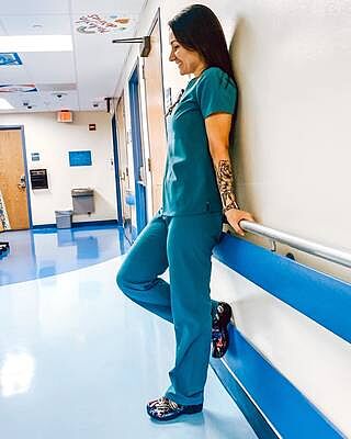 dansko clogs with scrubs