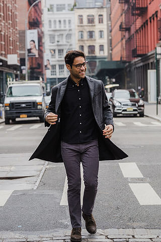 Weekend Oxford Standard Fit - Black