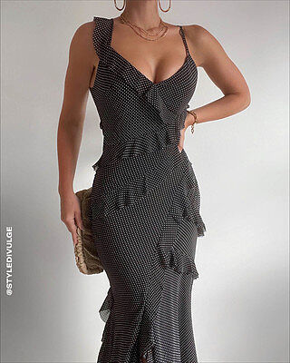 showpo asymmetrical dress Shona Joy - La Lune Asymmetrical Gathered Maxi Dress - Powder Blue